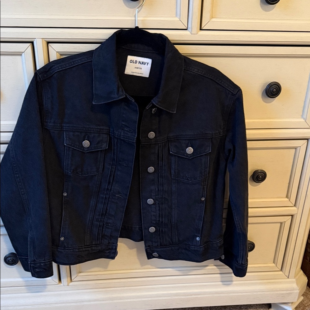 Old Navy Black Jean Jacket